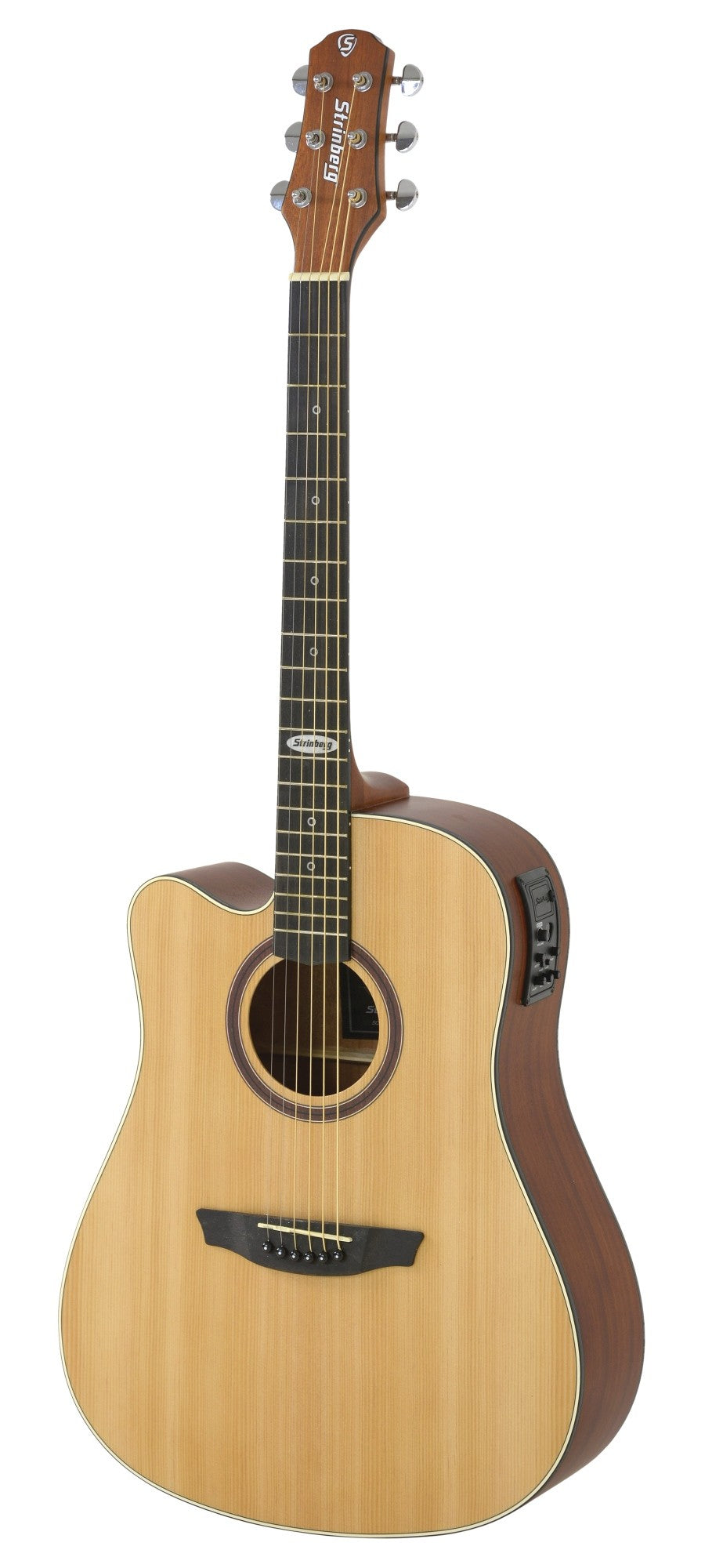 STRINBERG VIOLAO BLACK FOLK SD200C NS LH